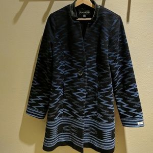 Pendleton Wool Patterned Peacoat, women's size M